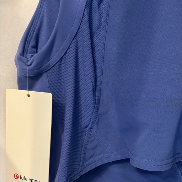 lululemon Mesh Panelled Training Tank Top *Light Support, B/C Cup Indigo Sz. 6 - Picture 5 of 6